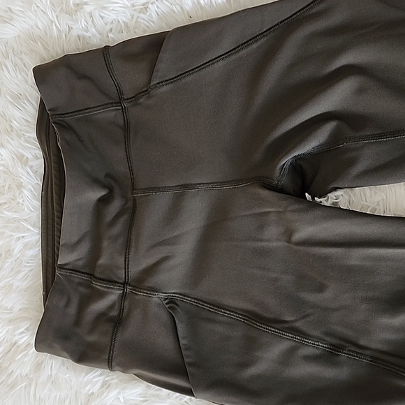 Lululemon Dark Olive Leggings - Picture 3 of 11